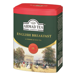 Ahmad English Breakfast Tea Loose Leaf 3.5oz Keepsake Tin Box