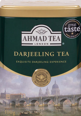 Ahmad Darjeeling Tea Loose Leaf – 3.5oz Keepsake Tin Box
