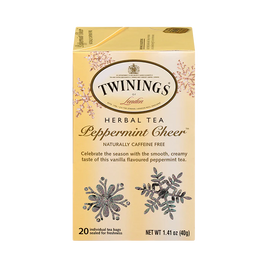 Twinings Herbal Tea Peppermint Cheer Naturally Caffeine Free 20Teabags