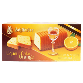 Schlunder Liqueur Cake Orange 14oz Box, Limited Holidays Item