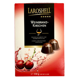 Laroshell Cherry & Brandy Filled Chocolate 5.2oz Box