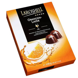 Laroshell Orange Liqueur Filled Chocolate 5.2oz Box
