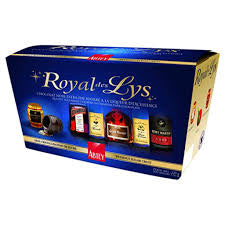 Abtey Royal des Lys Prestige Liqueurs in Dark Chocolate without sugar crust 7.76oz Box