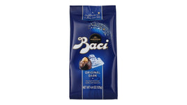 Baci Original Dark Chocolate Truffle with Hazelnuts 4.4oz Bag, Christmas Favorite