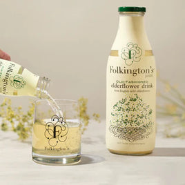 Folkington's Old Fashioned Elderflower 8.5fl oz/bottle (4 bottles per order)