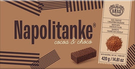 Kras Napolitanke Cocoa & Choco Wafers 14.81oz Bag