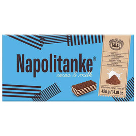 Kras Napolitanke Cocoa & Milk Wafers 14.81oz Bag