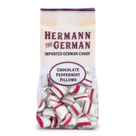 Herman the German Chocolate Filled Peppermint Pillows Candy 5.29oz Bag