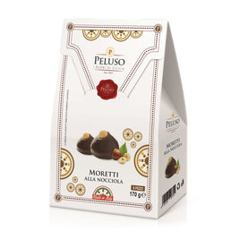 Peluso Moretti Chocolate Cookies with Hazelnuts Cream 6oz Box