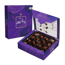 Cadbury Milk Tray Swirled, Smothered and Set in Chocolate Gift Box