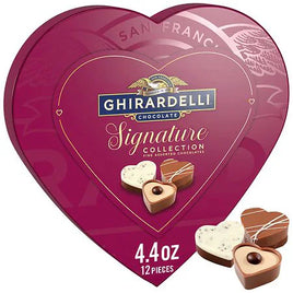 Ghirardelli Signature Chocolate Collection 4.4oz Heart Shape Box