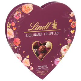 Lindt Gourmet Truffles 6.7oz Heart Shape Box