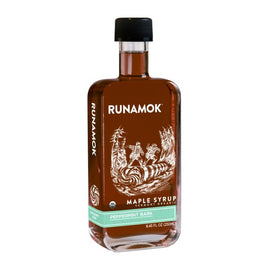 Runamok Organic Peppermint Bark Maple Syrup 8.75FL oz Bottle