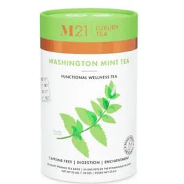 Metropolitan Tea M21 Luxury Washington Mint Tea 24 Pyramid Bags